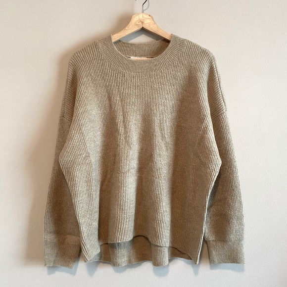 LOFT Sweaters - sale | loft | heathered crew neck sweater